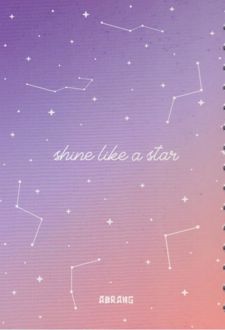 پلنر 100 برگ مینی سیمی 10*14 آبرنگ (صورتی بنفش ستاره ای)