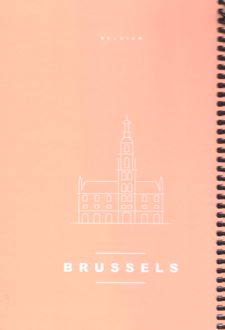 دفتر فنری 100 برگ طرح سمبل طرح جور (دموت) - Brussels