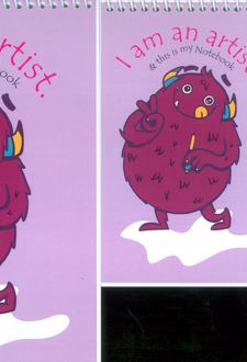 دفترچه فانتزی طرح هیولای هنرمند، کد 1251