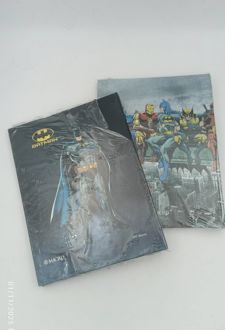 دفتر کلاسوری 26 حلقه 100 برگ قفل پلاستیک میکرو سری جور (بتمن و دوستان)