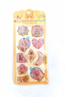 استیکر آکواریومی مستطیل (فانتزی) - کپی‌بارا / نارنجی