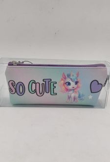 جامدادی تک زیپ طرح دخترانه دوریس (so cute یونیکورن)