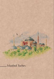 دفتر 80 برگ رقعی جلدکرافت گذران کشورها (Dash note) ترکیه