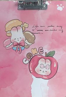 تخته شاسی A4 چوبی فانتزی (دکمه) خرگوش