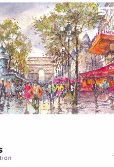 پازل شیشه‌ای استینو 260 تکه طرح پاریس (کد 18105)