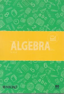 دفتر 80 برگ وزیری ته چسب میکرو طرح کلاسیک (ریاضی سبز)