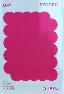 دفتر‌یادداشت جلد سخت سری Day Record (همین) سفید‌صورتی