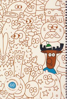 دفتر مشق کودکانه 60 برگ سیمی مقوایی HAPPY (هیرمند) - گوزن