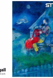 پازل شیشه‌ای استینو 1000 تکه طرح شاگال (کد 13105)