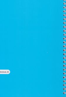 دفتر 80 برگ خط دار سیمی آبی (بهمن آرا)