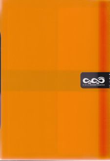 دفتر 100 برگ دیوایدر دار وزیری طلقی (کیمیا) - نارنجی