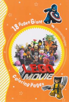 دفتر رنگ‌آمیزی کودکان A4 استیکردار لگو (هیرمند)