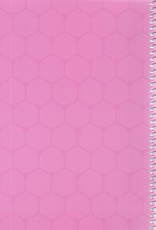 دفتر 50 برگ تک خط فنری طلقی (پرسام) - صورتی