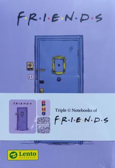 پک 3 عددی یادداشت A5 خط‌دار (لنتو) - فرندز