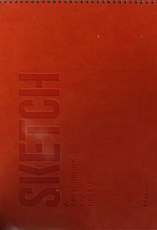 دفتر اسکچ A4 جلد ترمو SketchBook (پیل) قرمز