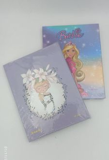 دفتر کلاسوری 26 حلقه 100 برگ قفل پلاستیک میکرو سری جور (باربی)