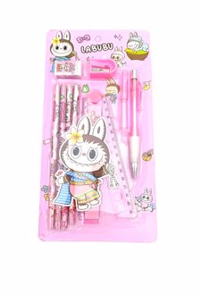 ست تحریر لبوبو (فانتزی) - صورتی