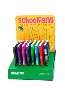 خودکار پاکشو فشاری اسکول فنز - (آبی)