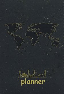 پلنر روزانه رقعی شومیز (سرو) نقشه‌جهان