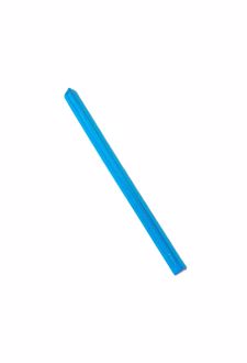 خط‌کش 15CM شیشه ای رنگی مثلثی - (استورم) -آبی