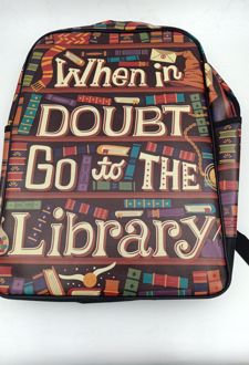 کوله‌پشتی چرم (هارنا) کتابخانه