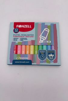ماژیک هایلایتر پاستلی 12 رنگ creative (فونزل)