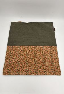 ساک خرید (توت بگ) بزرگ چوب پنبه باروک لیام (سبز برگ ریز)