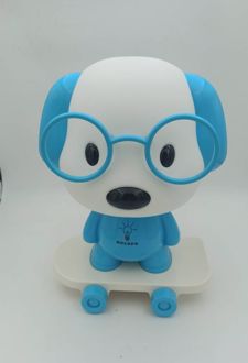 چراغ خواب فانتزی هولوپو سگ اسکیت - (آبی)