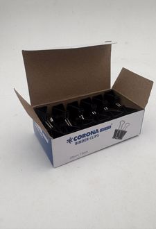 بسته 12 عددی گیره دوبل 25 میل (کرونا)