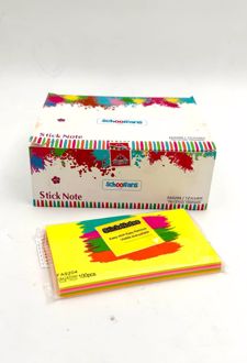 پست ایت100 برگ 127*76 الوان اسکول فنز کد9204