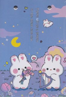 تخته شاسی A5 همراه با کاغذ آبرنگ - (بنفش خرگوشی)