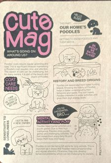 دفتر یادداشت جلد‌کرافت وزیری سری کیوت‌مگ (پیل) صورتی