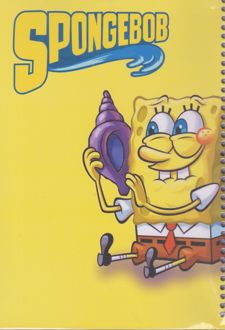 دفتر نقاشی وزیزی 40 برگ سیمی باب اسفنجی (بهمن آرا)