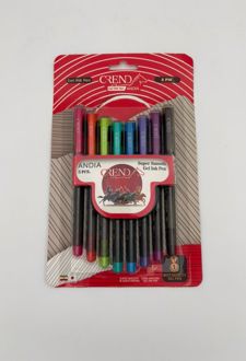 خودکار آندیا 8 رنگ فانتزی بلیستری (کرند)