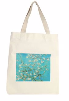 ساک پارچه‌ای هنری (پیکولو) - شکوفه‌های گیلاس