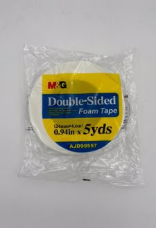 چسب‌نواری دوطرفه سفید- 24MM*4.6M (MG)