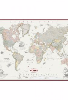 نقشه جهان انگلیسی 70*100 (کد 2001)
