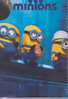 دفتر نقاشی وزیزی 40 برگ سیمی مینیون ها (بهمن آرا)