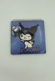 دفتریادداشت 14*14 همراه جاسوئیچی دلجو (دکمه) - کرومی