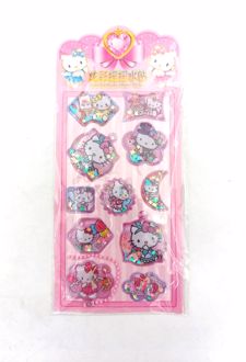 استیکر آکواریومی مستطیل (فانتزی) - هلوکیتی / صورتی بنفش