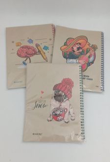 دفتر100 برگB5 سیمی جلدکرافت میکرو کدF2 (کاگتوس)