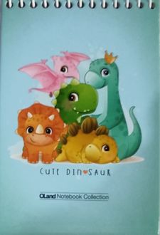 ‌دفتریادداشت 8*12 جلد‌سخت لی‌لی‌ممو (الند) - طرح 2