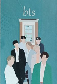 دفتر یادداشت پالتویی سری bts (سرو) سبز