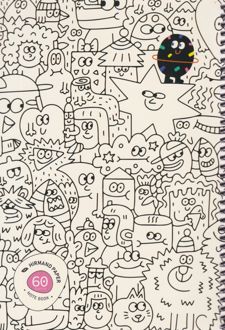 دفتر مشق کودکانه 60 برگ سیمی مقوایی HAPPY (هیرمند) - مشکی