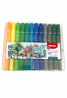 ماژیک 24 رنگ super brush سری creative (فونزل)