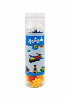 بسته اسباب بازی ساختنی شیش پر(لیبل آبی)
