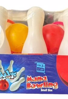 بولینگ و حلقه پرتاب کوچک مانا