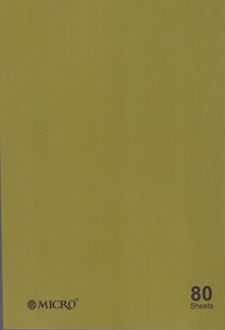 دفتر80 برگ وزیری ته چسب میکرو طرح الوان (سبز)