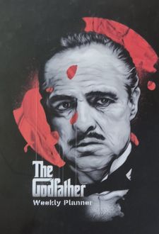 دفتریادداشت و پلنر جلدسخت گادفادر (کیوی نوت)