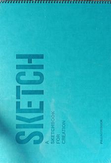 دفتر اسکچ‌بوک A3 جلد ترمو SketchBook (پیل) آبی